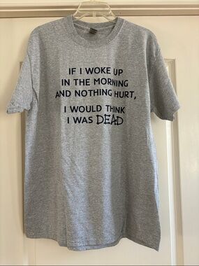 GILDAN GRAPHIC TEE MENS LARGE GAG GIFT